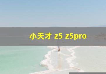 小天才 z5 z5pro